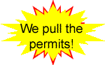 We pull the permits!